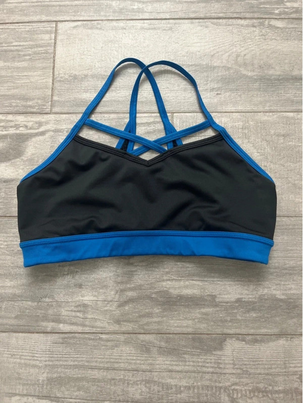 Zella Blue and Gray Sports Bra